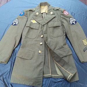 Rare WWll US Army Jacket TEC5 Dixie Division